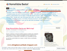 Tablet Screenshot of homofobiabasta.wordpress.com