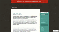 Desktop Screenshot of ambiguousblogging.wordpress.com