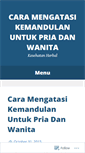 Mobile Screenshot of caramengatasikemandulanuntukpriadanwanita08.wordpress.com
