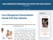 Tablet Screenshot of caramengatasikemandulanuntukpriadanwanita08.wordpress.com