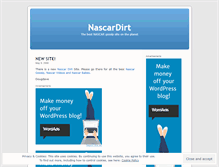 Tablet Screenshot of nascardirt.wordpress.com