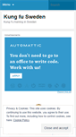 Mobile Screenshot of kungfusweden.wordpress.com