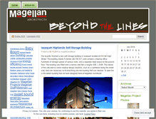 Tablet Screenshot of magellanarchitects.wordpress.com