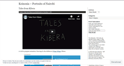 Desktop Screenshot of portraitsofnairobi.wordpress.com