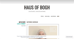 Desktop Screenshot of hausofbogh.wordpress.com
