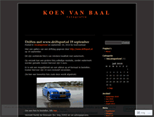 Tablet Screenshot of koenvanbaal.wordpress.com