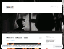 Tablet Screenshot of issue21.wordpress.com