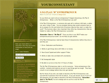 Tablet Screenshot of consultant2.wordpress.com