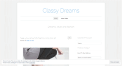 Desktop Screenshot of dreamclassy.wordpress.com