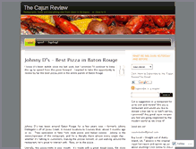 Tablet Screenshot of cajunreview.wordpress.com