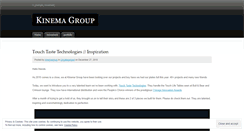 Desktop Screenshot of kinemagroup.wordpress.com