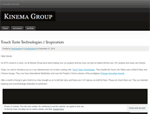 Tablet Screenshot of kinemagroup.wordpress.com