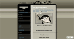 Desktop Screenshot of 4theboids.wordpress.com