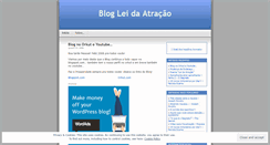 Desktop Screenshot of blogleidaatracao.wordpress.com
