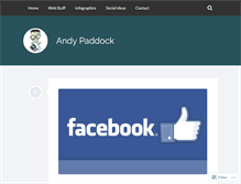 Tablet Screenshot of andypaddock.wordpress.com