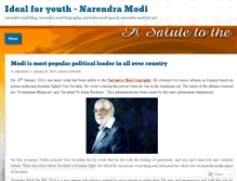 Tablet Screenshot of narendramodiblog.wordpress.com