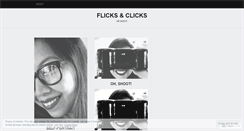 Desktop Screenshot of flicksandclicks.wordpress.com