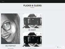 Tablet Screenshot of flicksandclicks.wordpress.com