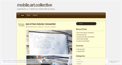 Desktop Screenshot of mobileartcollective.wordpress.com