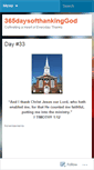 Mobile Screenshot of 365daysofthankinggod.wordpress.com
