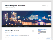 Tablet Screenshot of obatmengatasiimpotensi.wordpress.com