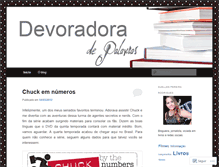 Tablet Screenshot of devoradoradepalavras.wordpress.com