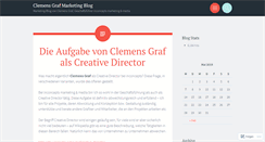 Desktop Screenshot of clemensgraf.wordpress.com