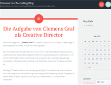 Tablet Screenshot of clemensgraf.wordpress.com