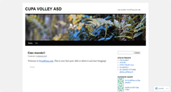 Desktop Screenshot of cupavolley.wordpress.com
