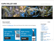 Tablet Screenshot of cupavolley.wordpress.com