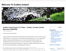 Tablet Screenshot of craftersireland.wordpress.com