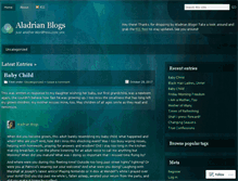 Tablet Screenshot of aladrianblogs.wordpress.com