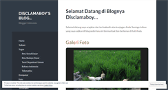 Desktop Screenshot of disclamaboy.wordpress.com
