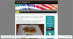 Desktop Screenshot of leapthroughlifedotcom.wordpress.com