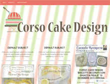 Tablet Screenshot of corsocakedesign.wordpress.com