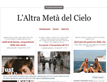 Tablet Screenshot of laltrametadelcielo.wordpress.com