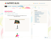 Tablet Screenshot of matkri.wordpress.com