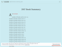 Tablet Screenshot of beyondrivalry.wordpress.com