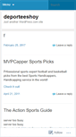 Mobile Screenshot of deporteeshoy.wordpress.com