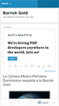 Mobile Screenshot of barrickgoldblog.wordpress.com