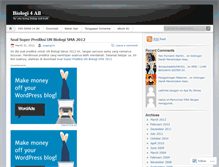 Tablet Screenshot of biologilover.wordpress.com
