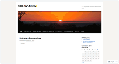 Desktop Screenshot of cicloviagem.wordpress.com