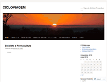 Tablet Screenshot of cicloviagem.wordpress.com