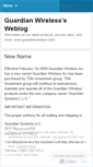Mobile Screenshot of guardianwireless.wordpress.com