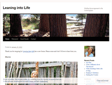 Tablet Screenshot of leaningintolifeblog.wordpress.com