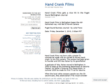 Tablet Screenshot of handcrankfilms.wordpress.com