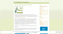 Desktop Screenshot of kcconscience.wordpress.com