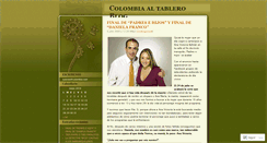 Desktop Screenshot of colombiaaltablero.wordpress.com