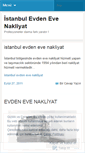 Mobile Screenshot of istanbulevdenevenakliyatsec.wordpress.com