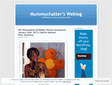Tablet Screenshot of mummychatter.wordpress.com